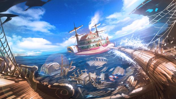 Ganz viele kunterbunte Screenshots aus dem PS3-Spiel One Piece: Pirate Warriors von Namco Bandai.