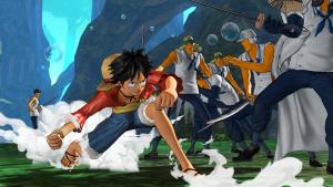 Ganz viele kunterbunte Screenshots aus dem PS3-Spiel One Piece: Pirate Warriors von Namco Bandai.